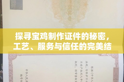 贵阳探寻宝鸡制作证件的秘密，工艺、服务与信任的完美结合