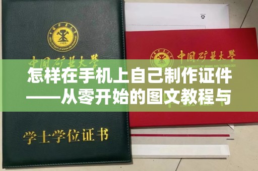贵阳怎样在手机上自己制作证件——从零开始的图文教程与实用技巧