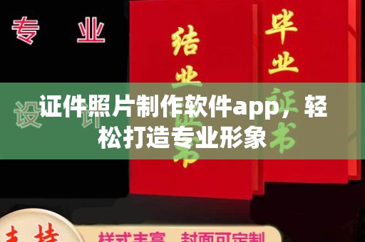 贵阳证件照片制作软件app，轻松打造专业形象