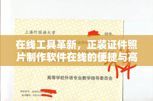贵阳在线工具革新，正装证件照片制作软件在线的便捷与高效